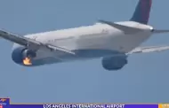 VIDEO Terror en el aire! Incendio en motor de avin de Delta Air Lines