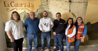 Heliostar hace entrega de Atlas de Riesgo al Ayuntamiento de La Colorada