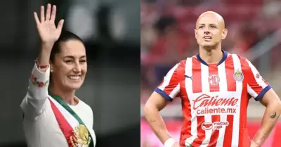 Claudia Sheinbaum y Javier Hernndez