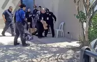 Hombre saca a la fuerza a su madre de vivienda y se atrinchera con su hijo de 6 aos