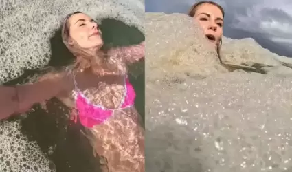 Nada en lo que crea espuma marina.