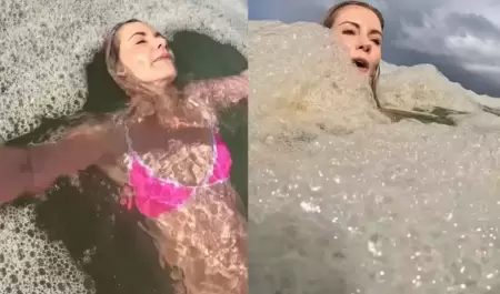 Nada en lo que crea espuma marina.