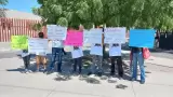 Manifestacin de familiares de joven asesinado
