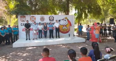 Finaliza campamento de verano de Bomberos