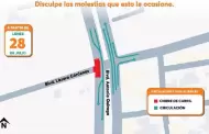Precaucin! Cerrarn el carril poniente de Quiroga y Crdenas