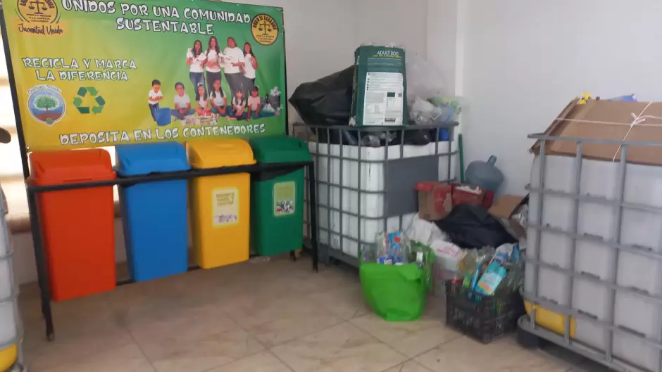 Material reciclable recolectado en la Unin de Usuarios