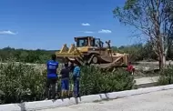 Inconformes con construccin de presas celebran retiro de maquinaria de Puerta del Sol