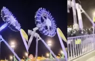 VIDEO.- Juego mecnico "360" en Arabia Saudita se parte en dos: hay 23 heridos, incluidos menores