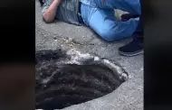 Mujer invidente que cay en alcantarilla solicita a Aguah se haga cargo de estudios mdicos