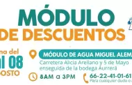Anuncian Primera Jornada de Descuentos de Agua de Hermosillo en Poblado Miguel Alemn