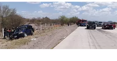 Choque mltiple en tramo Guaymas-Hermosillo