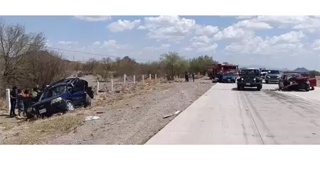 Choque mltiple en tramo Guaymas-Hermosillo