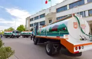 Entregan 4 pipas nuevas para abasto de agua en zona rural de Hermosillo