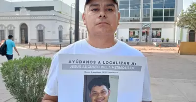 Julio Villa, padre de joven desaparecido