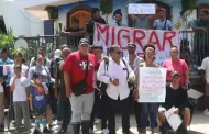 Salen migrantes de Chiapas en la caravana denominada "xodo de la justicia"