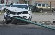 Choque deja a una mujer y una nia lesionadas en Quintas del Sol