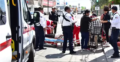 Atropellan a 3 peatones en la colonia San Benito