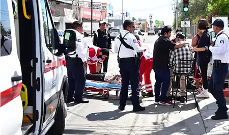 Atropellan a 3 peatones en la colonia San Benito