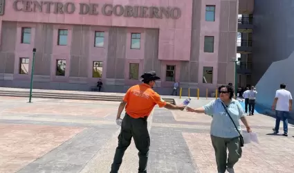 Entrega de agua