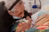VIDEO Emotiva despedida! Madre de 102 aos se despide de su hijo de 82