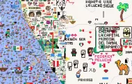 Wplace desat ingeniosas "invasiones" y referencias culturales en su mapa mundial