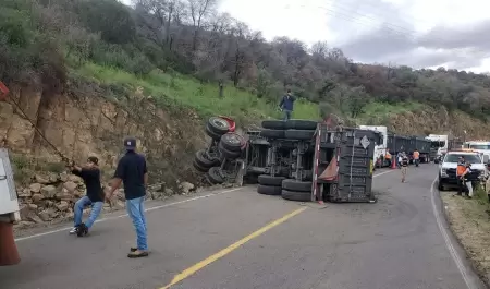 Accidente de tractocamin