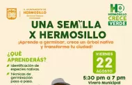 Organizan taller "Una Semilla x Hermosillo" para promover reforestacin