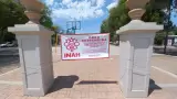 Obra en camell�n del bulevar Hidalgo