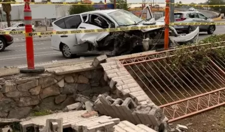 Accidente en el bulevar Luis Encinas
