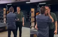 VIDEO Julio Csar Chvez Jr. se reencuentra con su pap