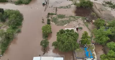 Inundación en Bacabachi, Navojoa