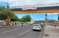Estudiantes de la Unison exigen cruce peatonal a nivel de piso