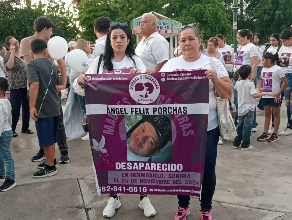 Colectivos de bsqueda marchan en Hermosillo