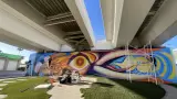 Pintan murales en puentes de Hermosillo
