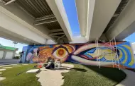 Pintan murales en puentes viales y pasos a desnivel de Hermosillo