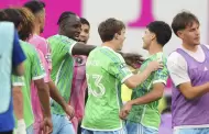 VIDEO Obed Vargas recibi un puetazo por parte de Sergio Busquets