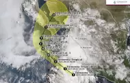 Depresin tropical Doce-E se intensifica a tormenta tropical "Lorena"