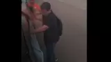 Chofer de camin ayuda a embarazada