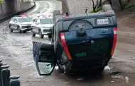 Volcamiento en Luis Encinas y Amricas provoca caos vial
