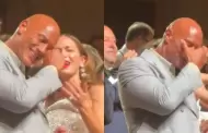 Dwayne Johnson llora tras recibir 15 minutos de ovacin