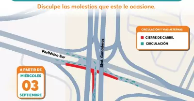 Cierre de carril