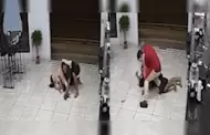VIDEO: joven somete a sujeto que intent robarle en una pizzera