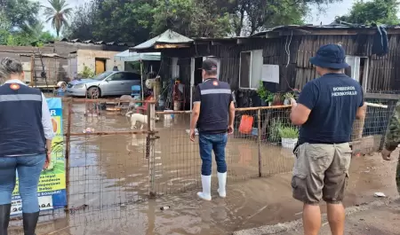 Atencin a personas afectadas por las lluvias