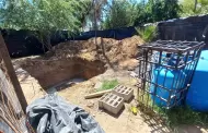 Impiden activistas trabajos para instalar una cisterna en el Parque Madero