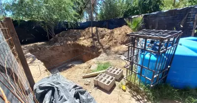 Impiden trabajos de construcción de una cisterna en el área oriente del Parque M