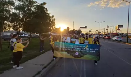 Marcha por la prevencin del suicidio