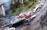 Tras explosin de pipa, va Sheinbaum por fortalecer seguridad en traslado de combustibles