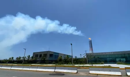Refinera Olmeca, tambin conocida como Dos Bocas.