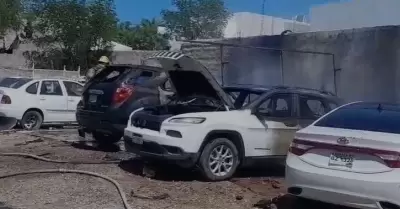 Incendio en taller mecnico