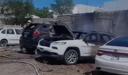 Incendio en taller mecnico
